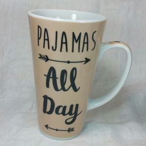 Royal Bradwell "Pajamas All Day" Tall MUG Beige